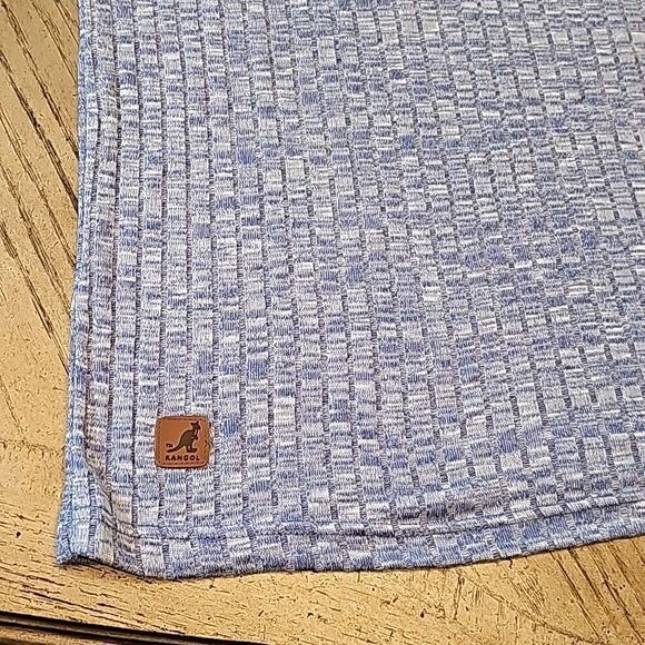 Light Blue Kangol hood sweater top size M NWT - Picture 3 of 16